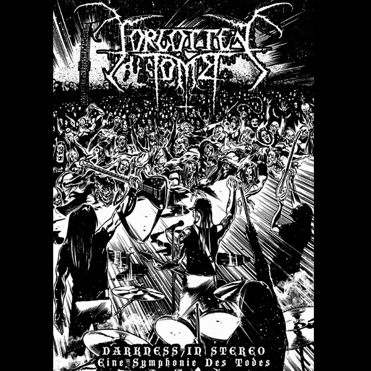 Forgotten Tomb - Darkness in Stereo A5 DVD Book